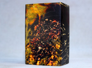 Stabilized Maple Burl Wood Mod Block